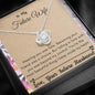 Lurve™ Future Wife - Beautiful Thing Love Knot Necklace