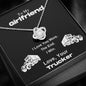 Lurve™ Girlfriend - Love You More, Trucker Love Knot Necklace