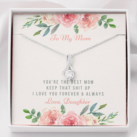 Lurve™ To My Best Mom, Love Daughter Alluring Beauty Necklace