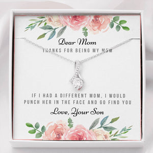 Lurve™ Thanks For Being My Mom Alluring Beauty Necklace