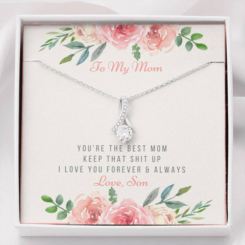 Lurve™ To My Best Mom, Love Son Alluring Beauty Necklace