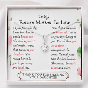 Lurve™ Future Mother In Law - Stole My Heart, Your Daughter Alluring Beauty Necklace