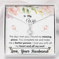 Lurve™ Wife - Missing Piece, Better Person Alluring Beauty Necklace