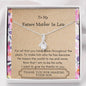 Lurve™ Future Mother In Law - He Means The World Alluring Beauty Necklace