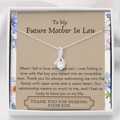 Lurve™ Future Mother In Law - Incredible Man, Lucky To Have You Alluring Beauty Necklace