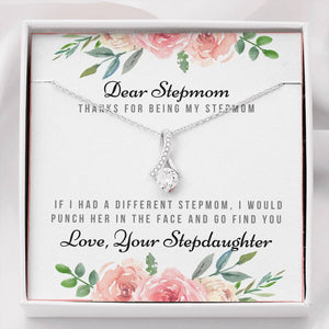 Lurve™ Thanks For Being My Stepmom, Love Stepson Alluring Beauty Necklace