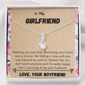 Lurve™ Girlfriend - Lucky To Be Your Boyfriend Alluring Beauty Necklace