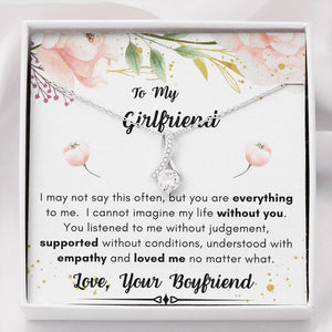 Lurve™ Girlfriend - You Are Everything To Me Alluring Beauty Necklace