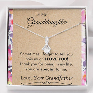 Lurve™ Granddaughter - You Are Special To Me Alluring Beauty Necklace