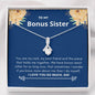 Bonus Sister - Rock, Piece, Holds Together Alluring Beauty Necklace Mahogany