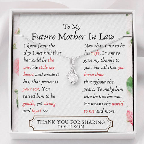 Lurve™ Future Mother In Law - Stole My Heart, Your Son Alluring Beauty Necklace