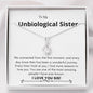 Unbiological Sister - Connected, Wonderful Journey Alluring Beauty Necklace Mahogany