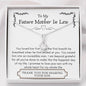 Lurve™ Future Mother In Law - Incredible Man, Beyond Grateful Alluring Beauty Necklace