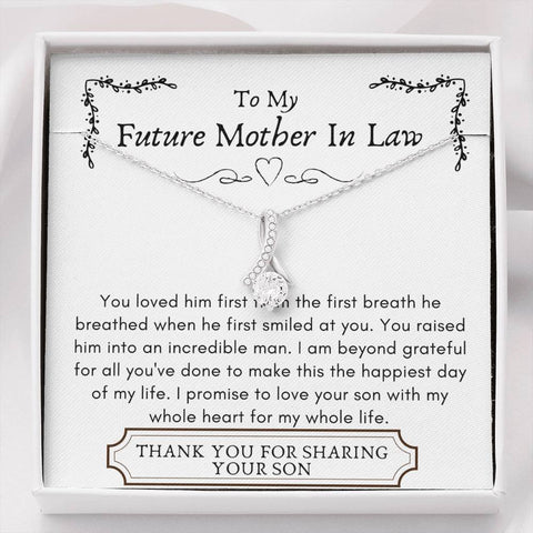 Lurve™ Future Mother In Law - Incredible Man, Beyond Grateful Alluring Beauty Necklace