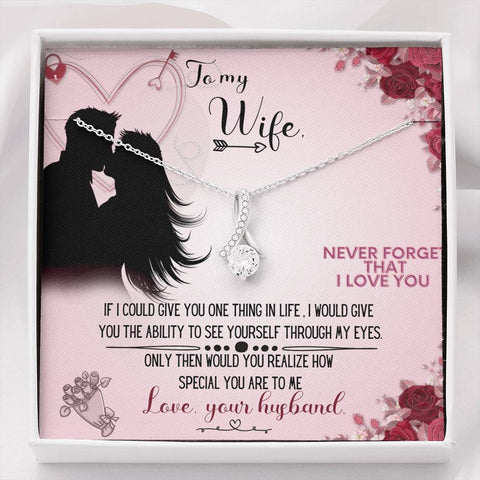 Lurve™ Wife, Ability To See Yourself Alluring Beauty Necklace