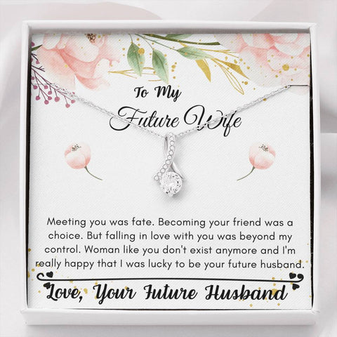 Lurve™ Future Wife - Lucky To Be Your Future Husband Alluring Beauty Necklace