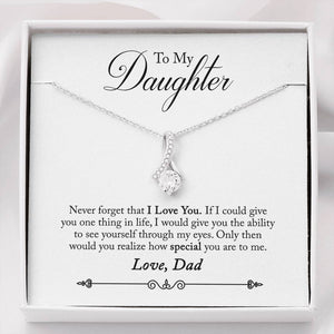 Lurve™ To Daughter - I Love You Alluring Beauty Necklace