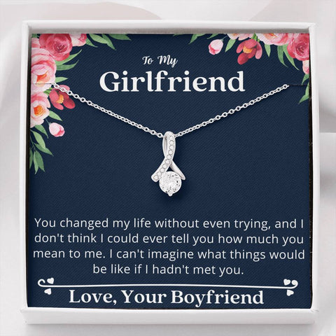 Lurve™ Girlfriend - You Changed My Life Alluring Beauty Necklace