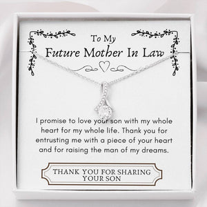 Lurve™ Future Mother In Law - Your Son, Whole Heart Alluring Beauty Necklace