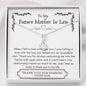 Lurve™ Future Mother In Law - Incredible Man, Lucky To Have You Alluring Beauty Necklace
