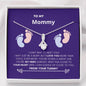Mommy - Can't Wait to Meet You Alluring Beauty Necklace