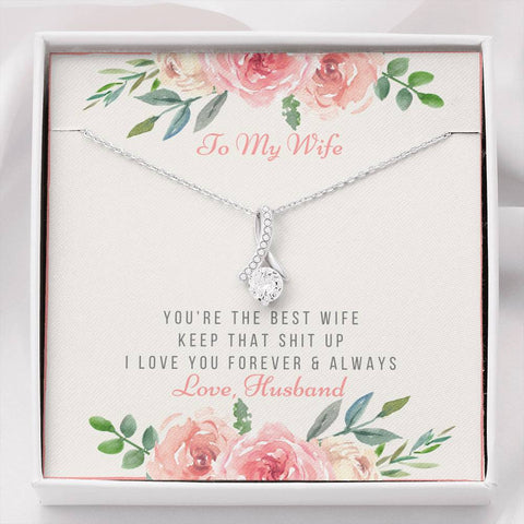 Lurve™ To My Best Wife, Love Husband Alluring Beauty Necklace