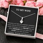 Lurve™ To My Wife, Straighten Your Crown Alluring Beauty Necklace
