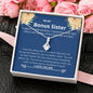 Bonus Sister - Everything, Amazing, Wnderful Alluring Beauty Necklace Mahogany
