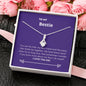 Bestie - Rock, Piece, Holds Together Alluring Beauty Necklace Mahogany