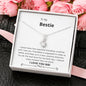 Bestie - Precious Friendship Alluring Beauty Necklace Mahogany