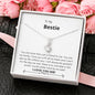 Bestie - My Family, Grateful, Met Alluring Beauty Necklace Mahogany