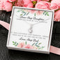 Lurve™ Thanks For Being My Step Daughter, Love Step Dad Alluring Beauty Necklace
