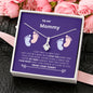 Mommy - Can't Wait to Meet You Alluring Beauty Necklace