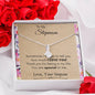 Lurve™ Stepmom - You Are Special To Me Alluring Beauty Necklace