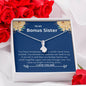 Bonus Sister - Knight in Shining Armor Alluring Beauty Necklace Mahogany