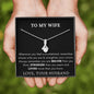Lurve™ To My Wife, Straighten Your Crown Alluring Beauty Necklace