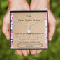 Lurve™ Future Mother In Law - He Means The World Alluring Beauty Necklace