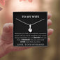 Lurve™ To My Wife, Straighten Your Crown Alluring Beauty Necklace