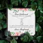 Lurve™ Thanks For Being My Girlfriend, Love Boyfriend Alluring Beauty Necklace