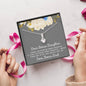 Lurve™ Thanks For Being My Bonus Daughter, Love Bonus Dad Alluring Beauty Necklace
