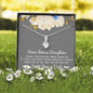 Lurve™ Thanks For Being My Bonus Daughter, Love Bonus Dad Alluring Beauty Necklace