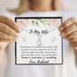 Lurve™ To My Wife - My Soul Mate Alluring Beauty Necklace