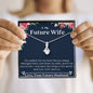 Lurve™ Future Wife - Want You, Want Us Alluring Beauty Necklace Mahogany