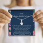 Lurve™ Future Mother In Law - He Means The World Alluring Beauty Necklace