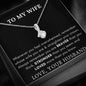 Lurve™ To My Wife, Straighten Your Crown Alluring Beauty Necklace