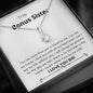 Bonus Sister - My Family, Grateful, Met Alluring Beauty Necklace Mahogany