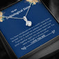 Unbiological Sister - Knight in Shining Armor Alluring Beauty Necklace Mahogany