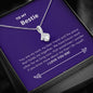 Bestie - Rock, Piece, Holds Together Alluring Beauty Necklace Mahogany