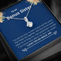 Bonus Sister - Rock, Piece, Holds Together Alluring Beauty Necklace Mahogany