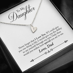 Lurve™ To Daughter - I Love You Sweetest Hearts Necklace